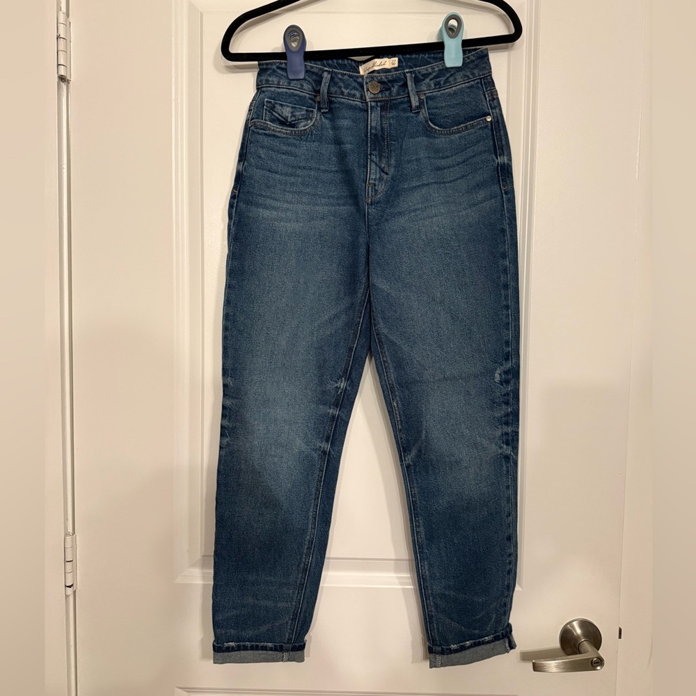 Unpublished High Rise Tapered Leg Crop Jeans Size 27